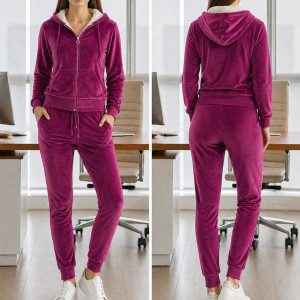 Conjunto Feminino Plush Veludo Peluciado