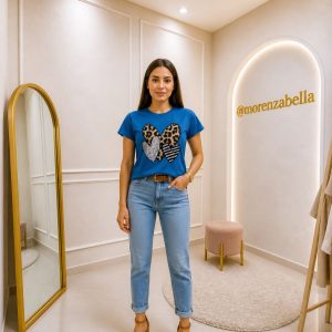 T-Shirt Feminina Estampada Sortida